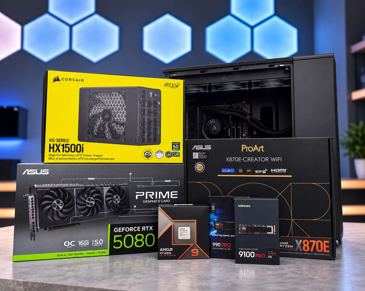 RIN AI Workstation- Titan (Ryzen 9 9950x/ RTX 5080)
